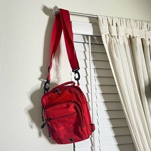 Red side bag
